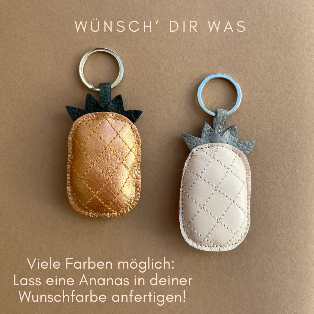 Ananas Schlüsselanhänger - Made to order