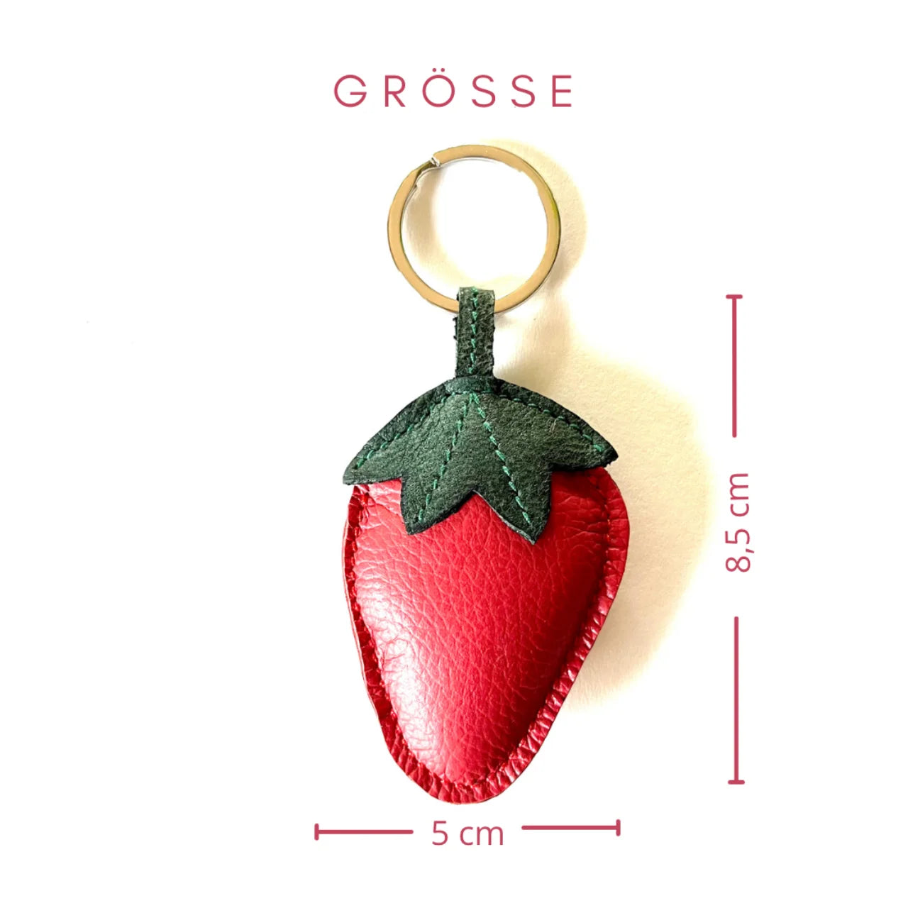 Erdbeere Schlüsselanhänger - Made to order