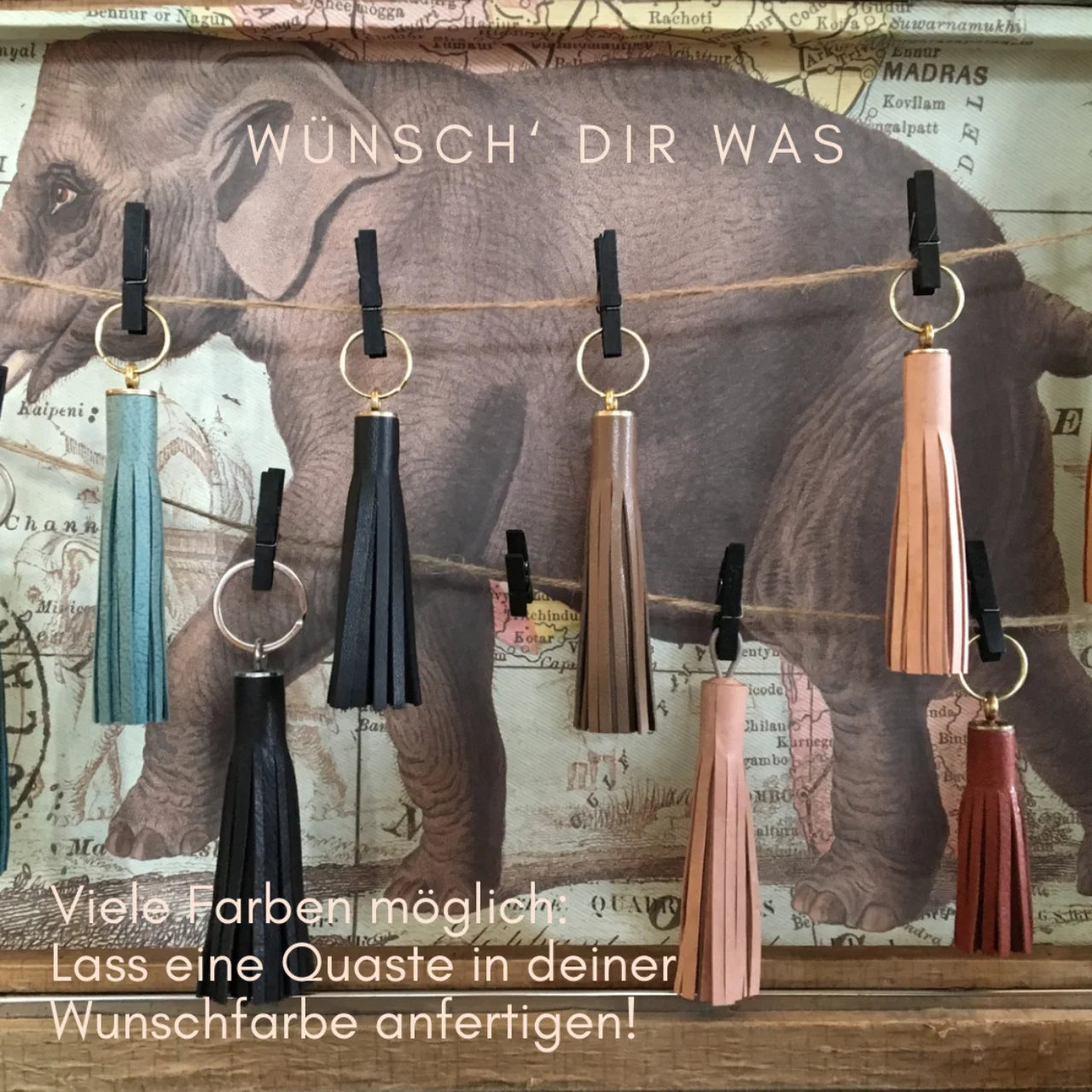 Quaste Schlüsselanhänger