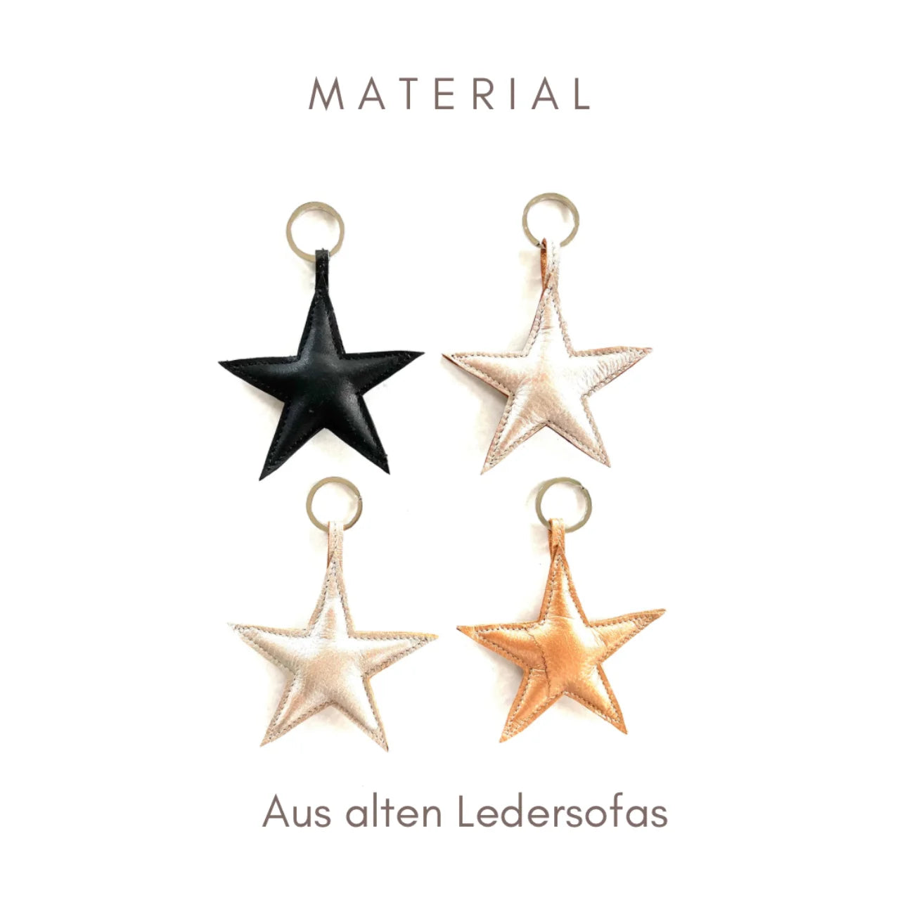 Stern klein Schlüsselanhänger - Made to order