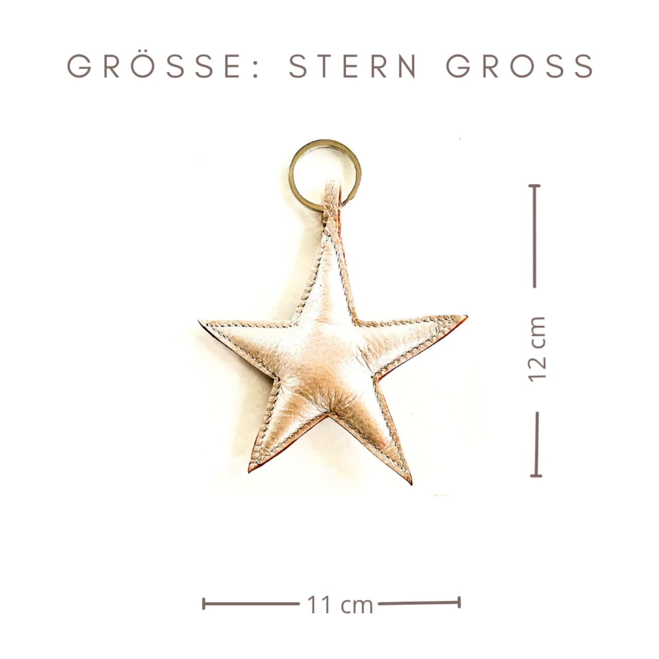 Stern groß Schlüsselanhänger