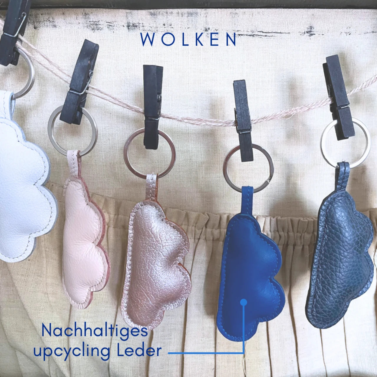 Wolke Schlüsselanhänger - Made to order
